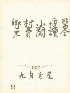 乡村小傻医小说免费阅读全文无删减