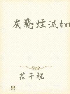 灰飞烟灭txt