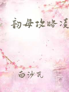 韵母攻略凌小东