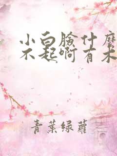 小白脸什么的伤不起啊有木有