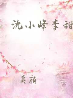 沈小峰李甜