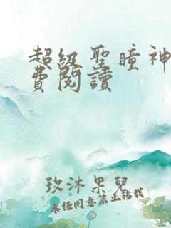 超级圣瞳神医免费阅读