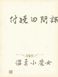 付晓田间谍案