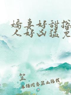 娇妻好甜总裁大人好凶猛免费小说