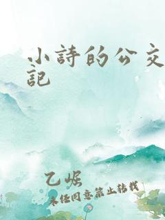 小诗的公交车日记