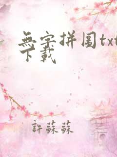 无字拼图txt下载