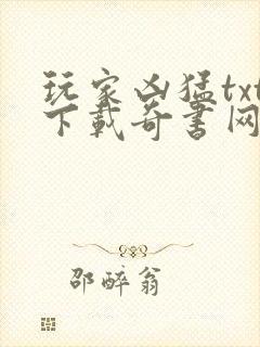 玩家凶猛txt下载奇书网
