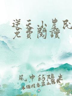 逆天小农民全本免费阅读