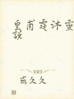 皇甫霆沐灵芸小说
