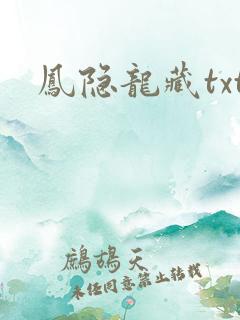 凤隐龙藏txt