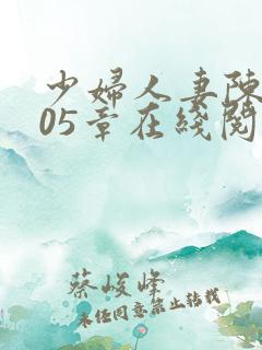 少妇人妻陈艳105章在线阅读
