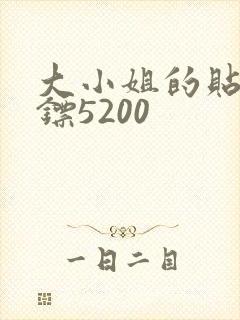 大小姐的贴身保镖5200