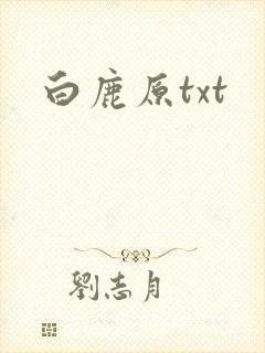 白鹿原txt