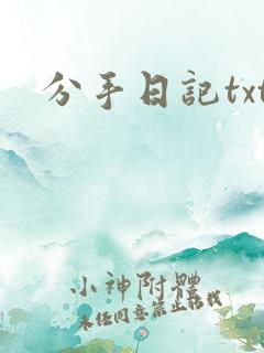 分手日记txt