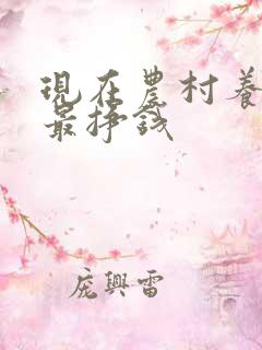 现在农村养什么最挣钱