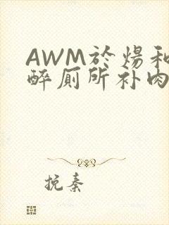 AWM于炀和祁醉厕所补肉