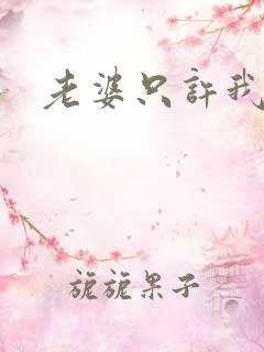 老婆只许我宠你