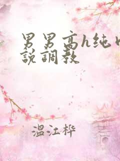 男男高h纯肉小说调教