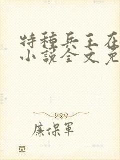 特种兵王在山村小说全文免费阅读