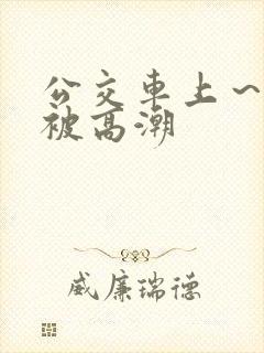 公交车上～嗯啊被高潮