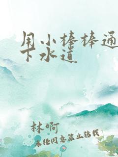 用小棒棒通你的下水道