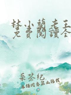 林小兰老王小说免费阅读全文最新章节