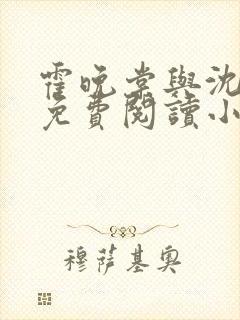 霍晚棠与沈延初免费阅读小说