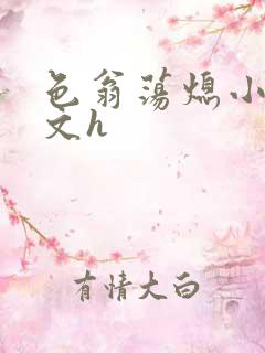 色翁荡熄小说全文h