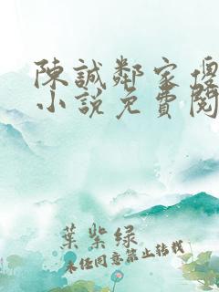 陈诚邻家傻妹妹小说免费阅读