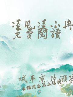凌风凌小冉全文免费阅读