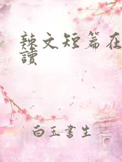 辣文短篇在线阅读