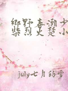 乡野春潮少妇干柴烈火楚小天