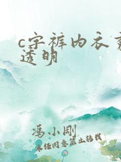 c字裤内衣秀全透明