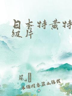 日本特黄特黄一级片