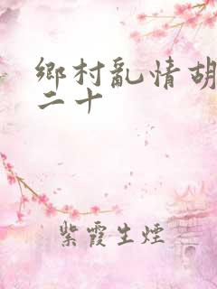 乡村乱情胡秀英二十