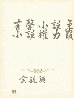 有声小说免费听小说权力巅峰