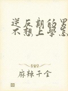 逆反期的男孩子不想上学怎么办