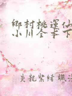 乡村桃运仙医宁小川全本下载