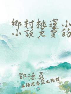 乡村桃运小神医小说免费的