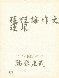 张桂梅作文素材运用