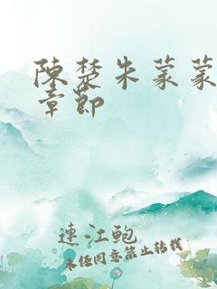 陈楚朱蒙蒙小说章节