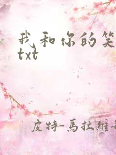 我和你的笑忘书txt