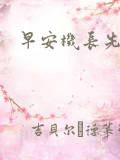 早安机长先生