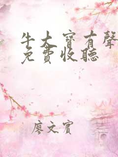 牛大宝有声小说免费收听