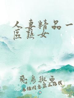 人妻精品一区二区熟女
