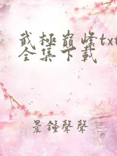 武极巅峰txt全集下载