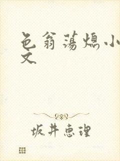 色翁荡熄小说全文