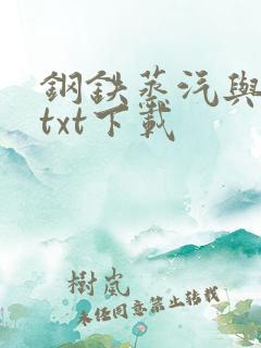 钢铁蒸汽与火焰txt下载