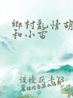 乡村乱情胡秀英和小雷