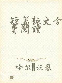 短篇辣文合集免费阅读